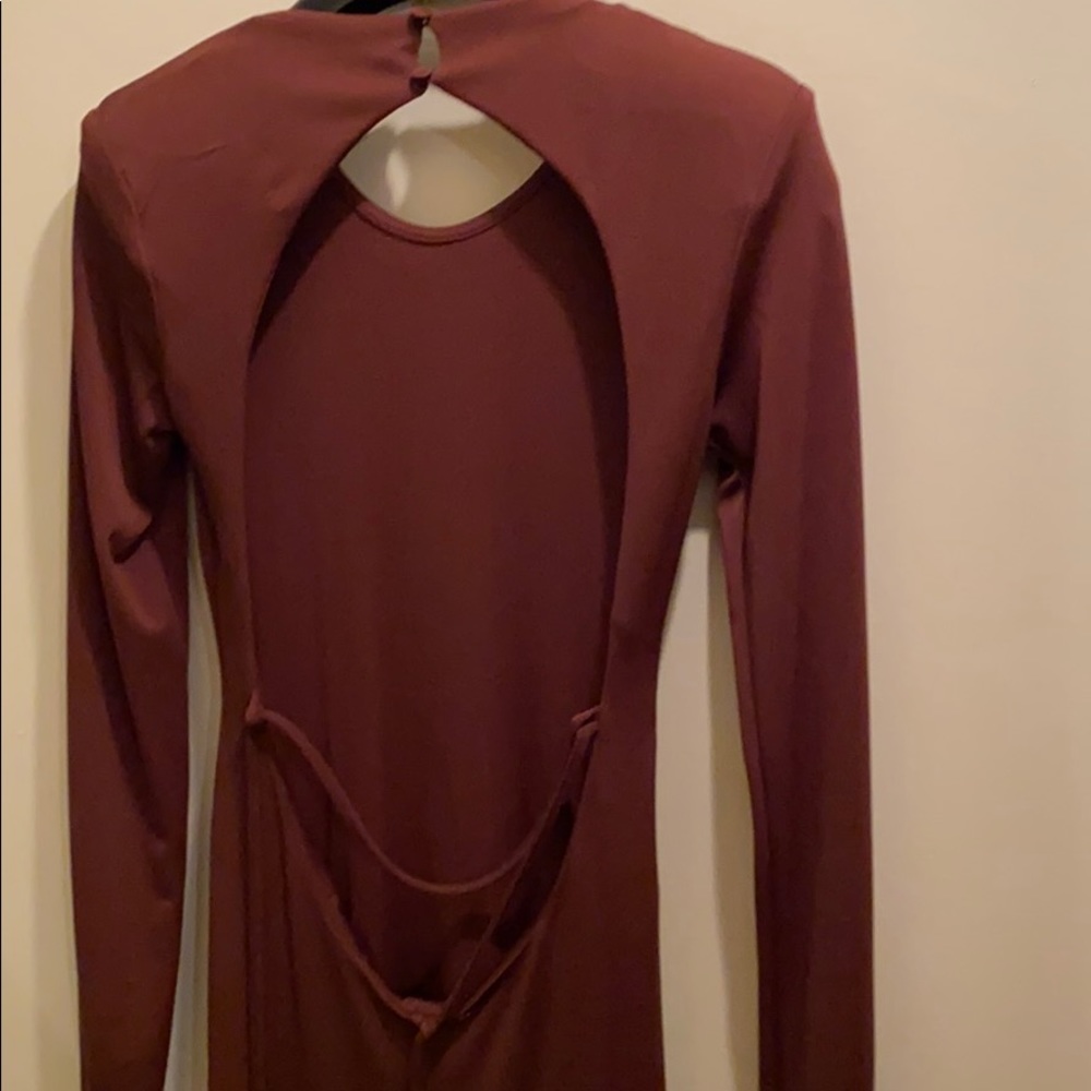 Zara backless dress with shoulder pads - Picture 10 of 12